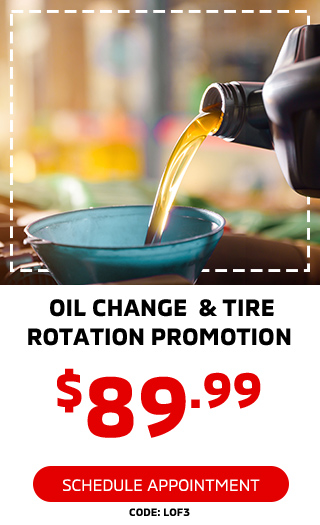 Oil and tire rotation Service Specials