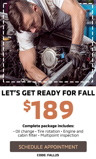 Lets get ready for Fall package Service Specials
