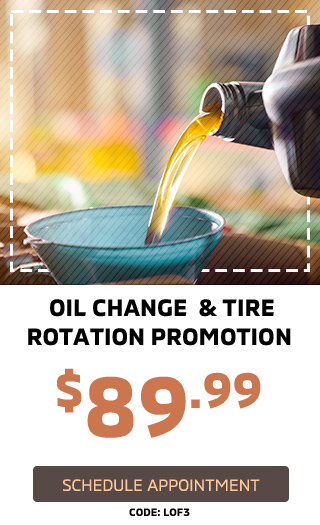 Oil and tire rotation Service Specials