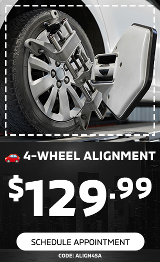 4 wheel alignment savings