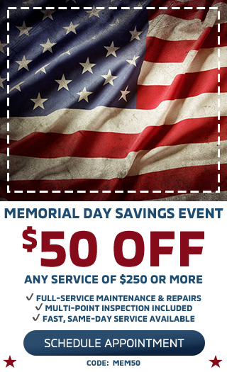 Memorial Day Savings Event Special
