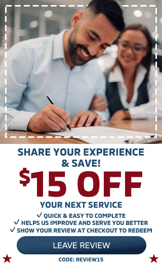 Share Your Experience & Save special