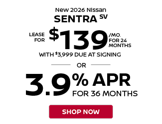2026 Nissan Sentra offer