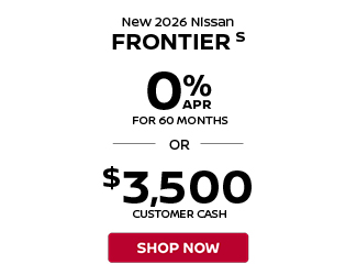2026 Nissan Frontier  offer