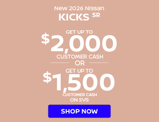 2026 Nissan Kicks offer