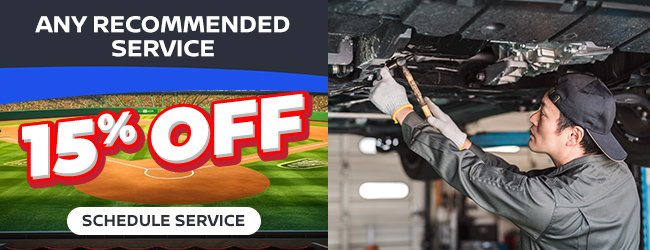 Any recommended service 15 precent off offer