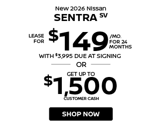 2026 Nissan Sentra SV offer