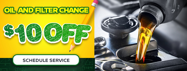Oil and Filter Change $59.95 offer