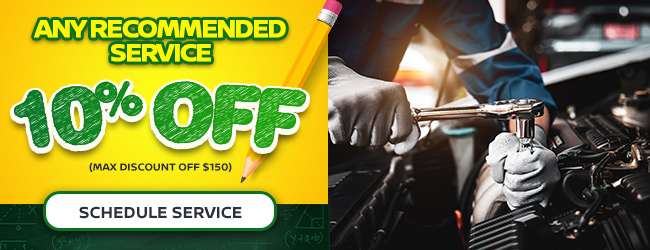 Any recommended service 15 precent off offer