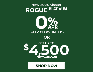 NEW 2026 Nissan Rogue Platinum offer