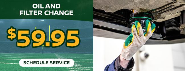 Oil and Filter Change $59.95 offer