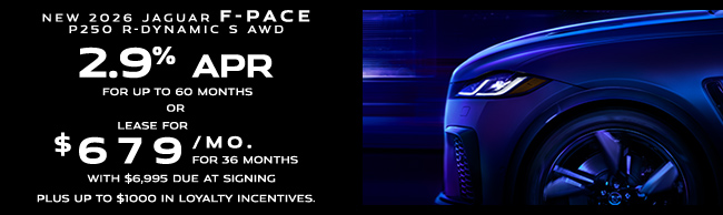 special offer on Jaguar F-Pace