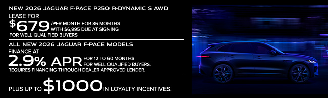 2026 Jaguar F-Pace P250 R-Dynamic S AWD