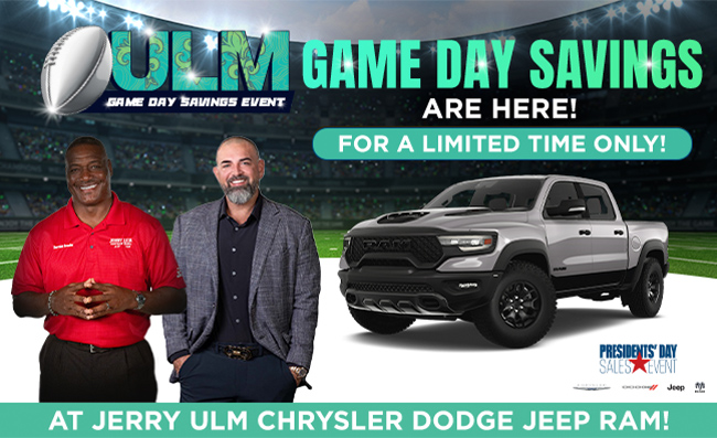 ULM Gameday savings