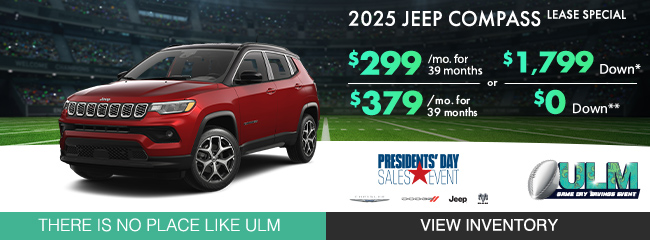 2025 Jeep Compass Lease Special