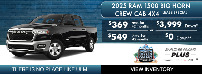 RAM 1500 Big Horn offer