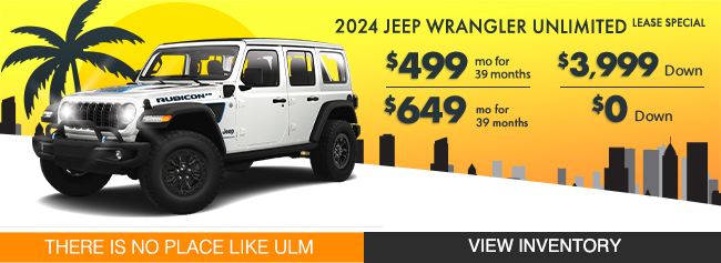 2024 Jeep Wrangler Unlimited Lease Special