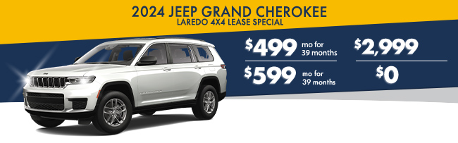 2024 Jeep Grand Cherokee Laredo 4X4 Lease Speial