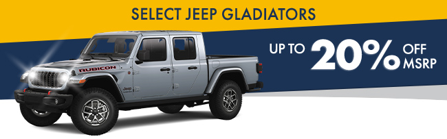 Select Jeep Gladiators