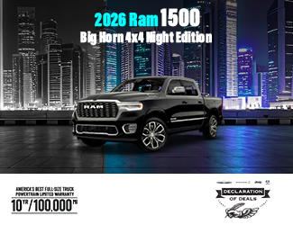 2026 Ram 1500 Big Horn 4x4 Night Edition