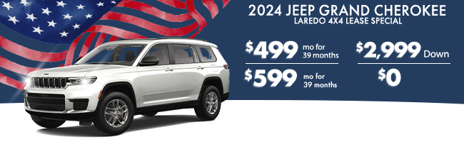 2024 Jeep Grand Cherokee Laredo 4X4 Lease Speial