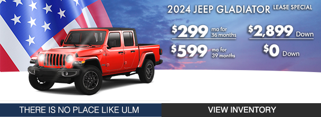 2024 Jeep Gladiator Lease Special