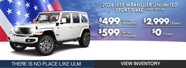 2024 Jeep Wrangler Unlimited Lease Special