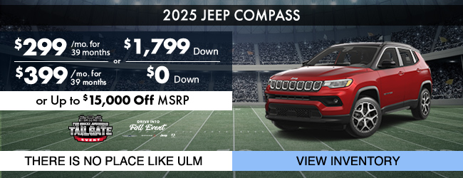 2025 Jeep Compass Lease Special