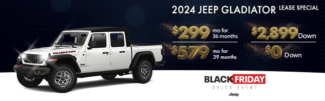 2024 Jeep Gladiator Lease Special