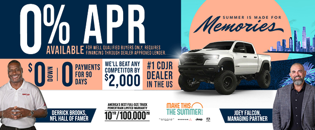 Summer is made for Memories at Jerry Ulm Chrysler Dodge Jeep RAM