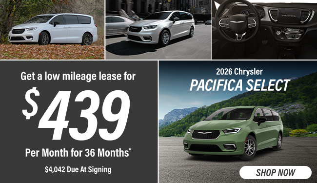 Chrysler Pacifica offer
