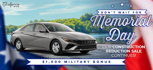 Do not wait for Memorial Day our Construction Reduction Sale continues