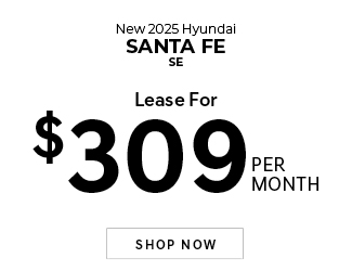 2025 Hyundai Santa Fe SE offer