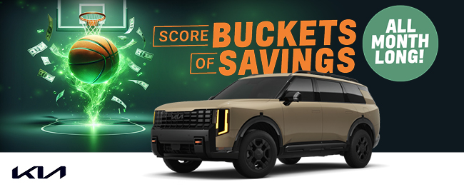 Score buckets of savings all month long
