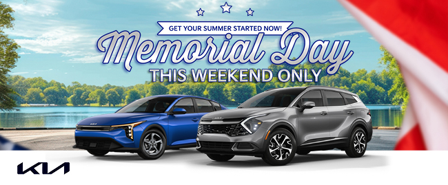 Get your summer started now with Memorial Day all month