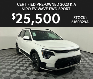 CERTIFIED PRE-OWNED 2023 Kia Niro EV wave FWD Sport