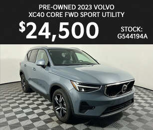 PRE-OWNED 2023 Volvo XC40 Core FWD Sport Utility