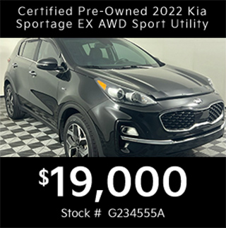 certified used Kia Sportage EX