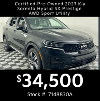 preowned Kia Sorento