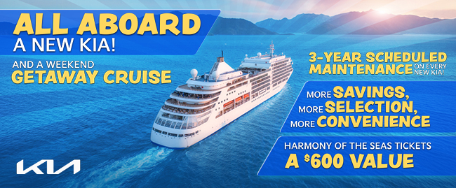 All Aboard with a brand new Kia