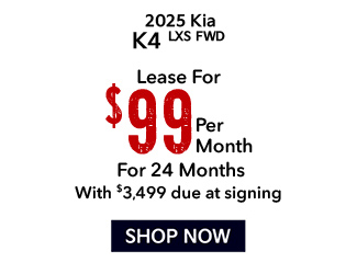 2025 Kia K4 LXS FWD Offer