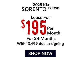 2025 Kia Sorento LX FWD Offer