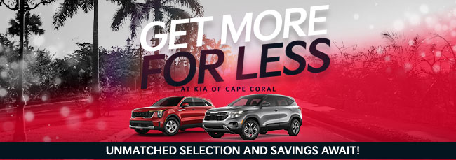 Unmatched Selection and Savings await at Kia of Cape Coral, FL