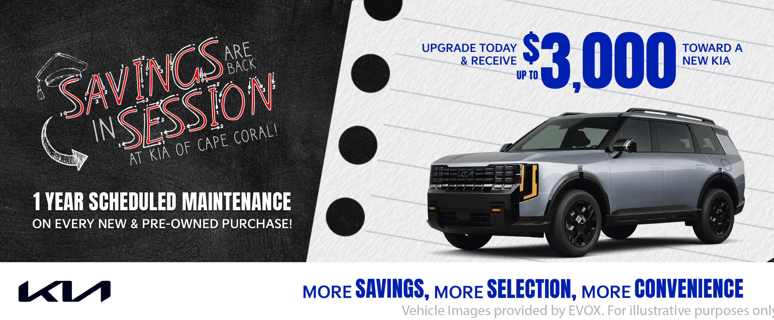 Savings are back in Session at Kia of Cape Coral
