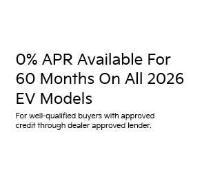 0% APR EV offer
