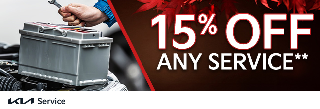 15% off any service**