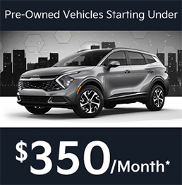 pre-owned vehicles starting under 350 USD per month