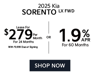 2025 Kia Sorento offer