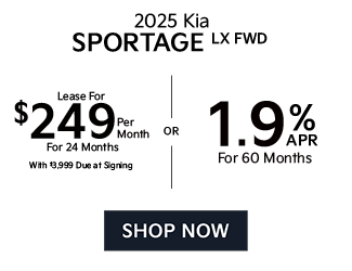 2025 Kia Sportage special offer