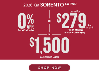 2026 Kia Sorento LX FWD Offer